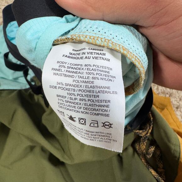 Nike Trail Shorts Mens XL Green Blue Dri-FIT Flex Stride Running DN4480-482 - Picture 8 of 11